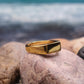 Gold Rectangular Signet
