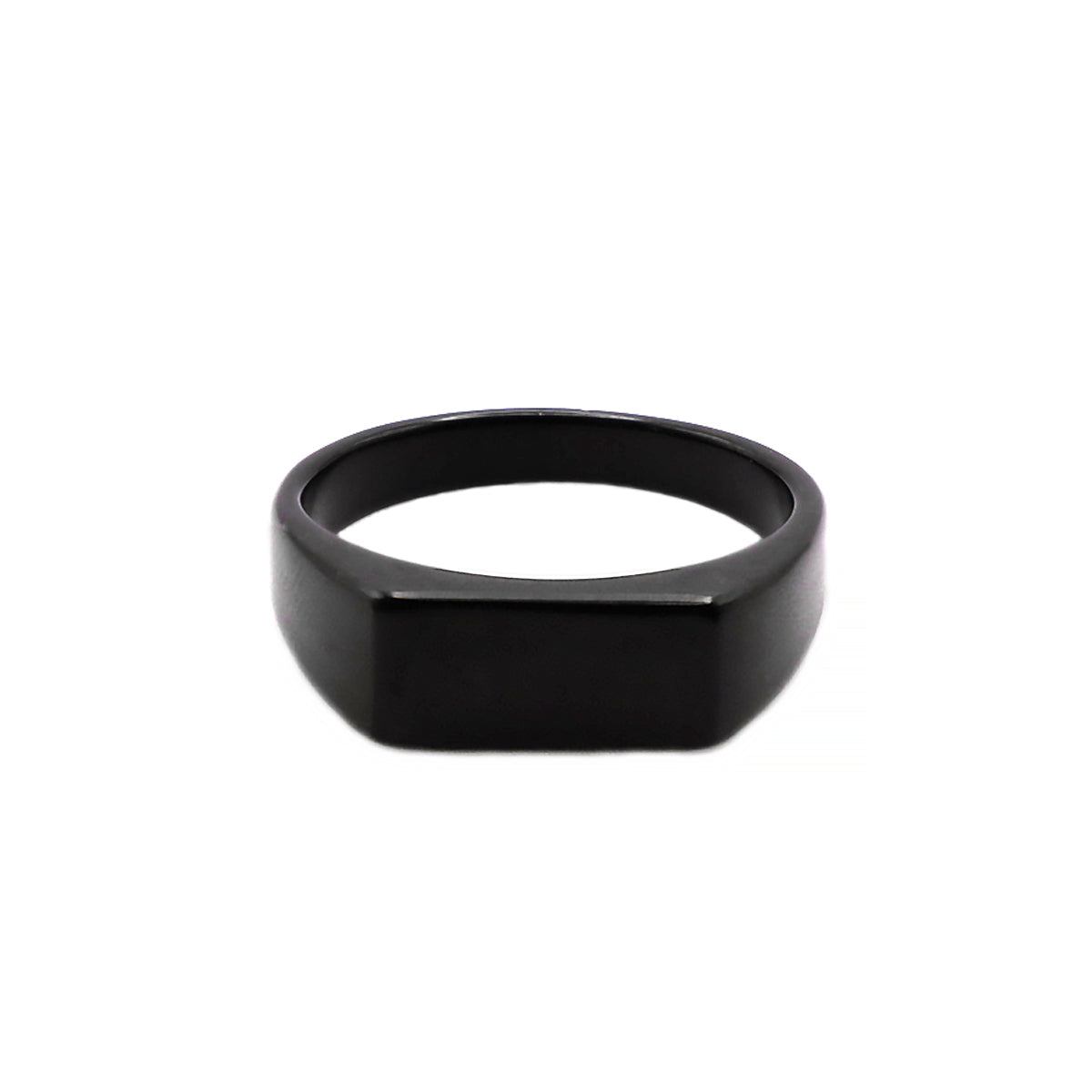 Black Rectangular Signet